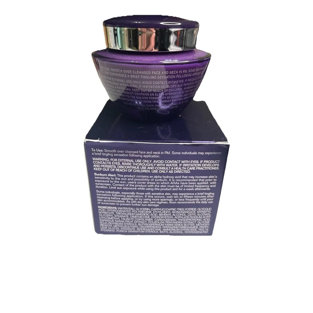 AVON ANEW PLATINUM Night Cream 2.6 oz BONUS - NIB REG. $52